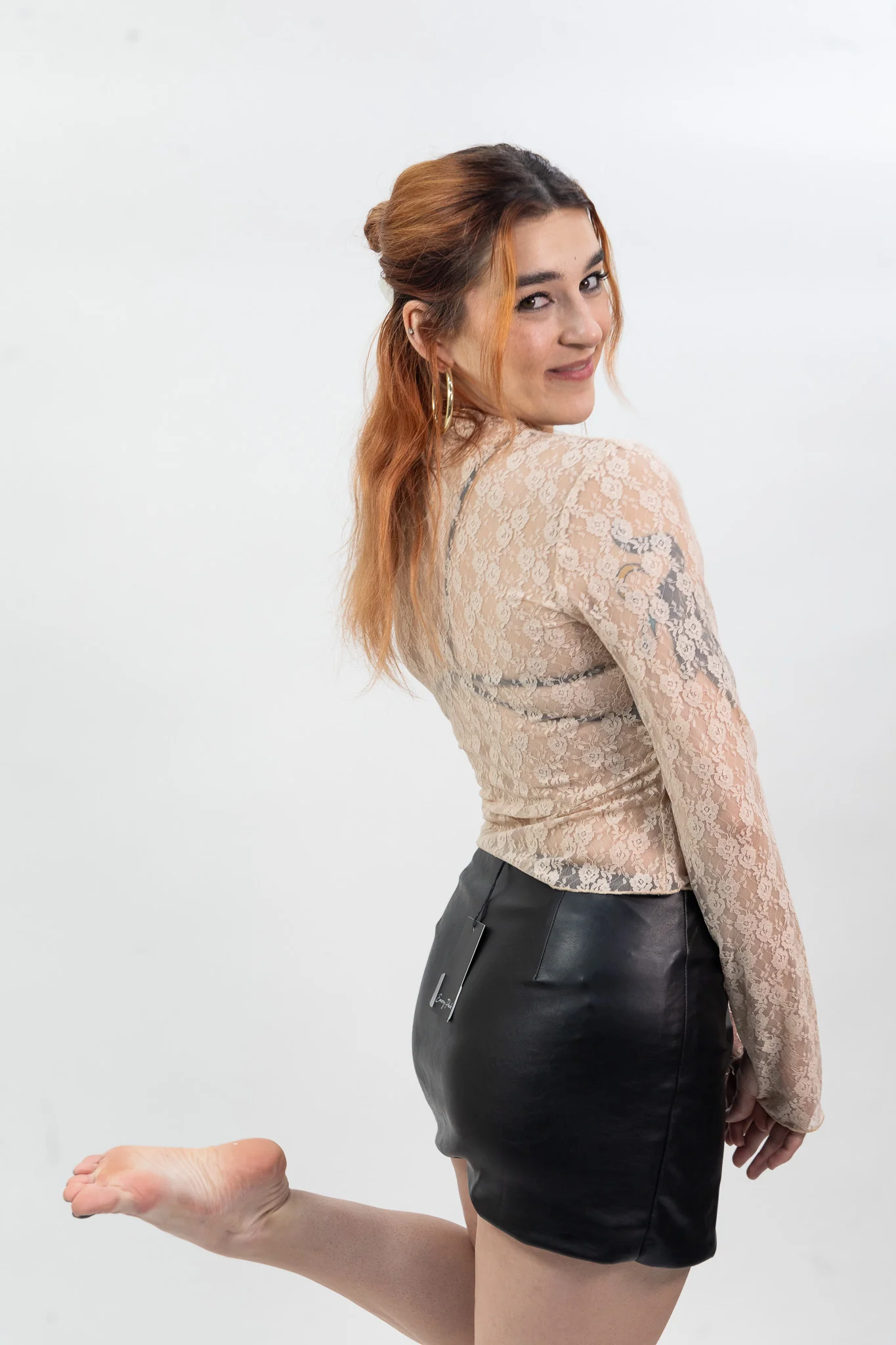 Emory Park Moto Mini Skirt - Black - Image 3