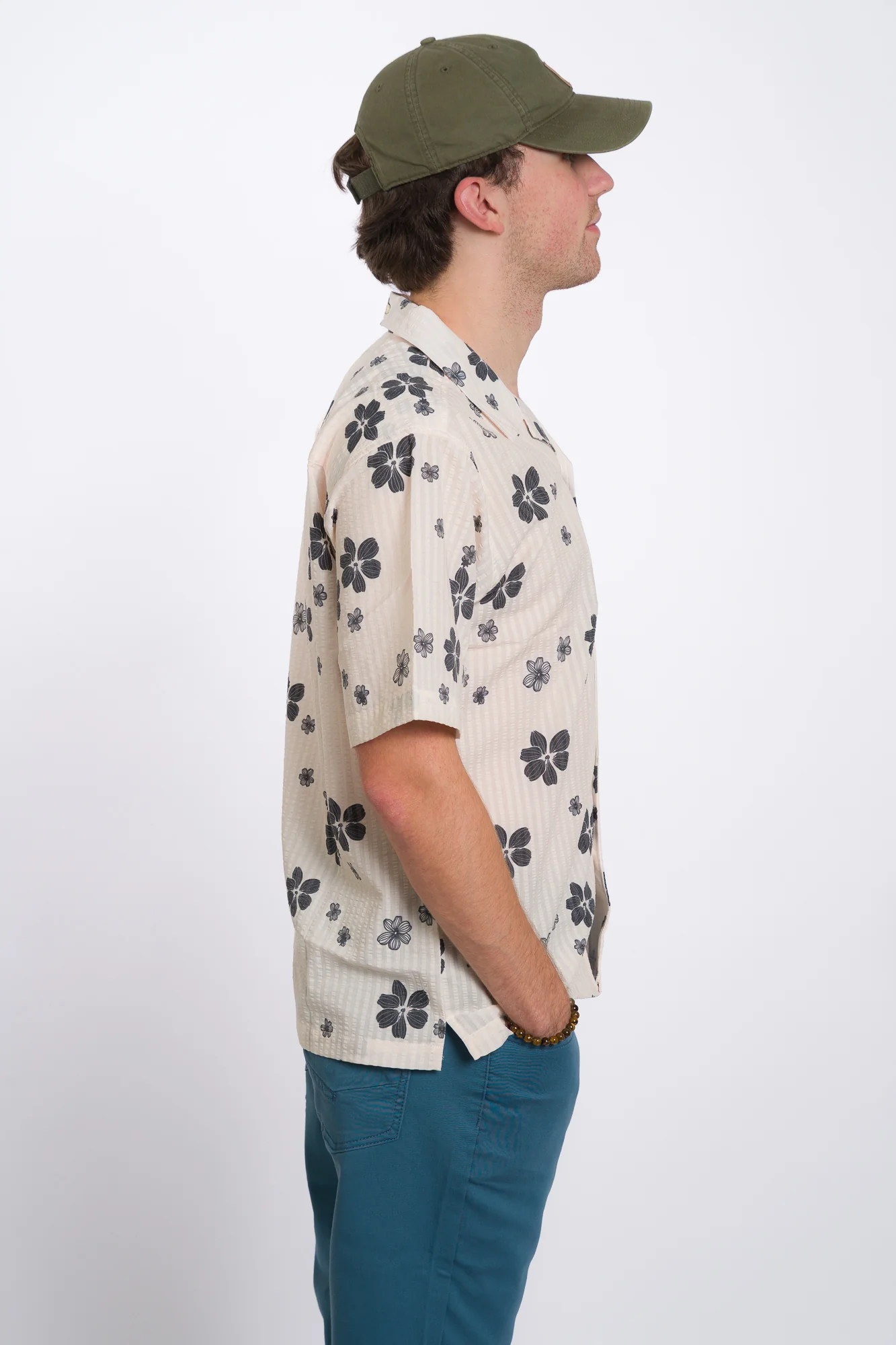 Ezekiel Playa Camp Short Sleeve Woven - Bone - Image 3