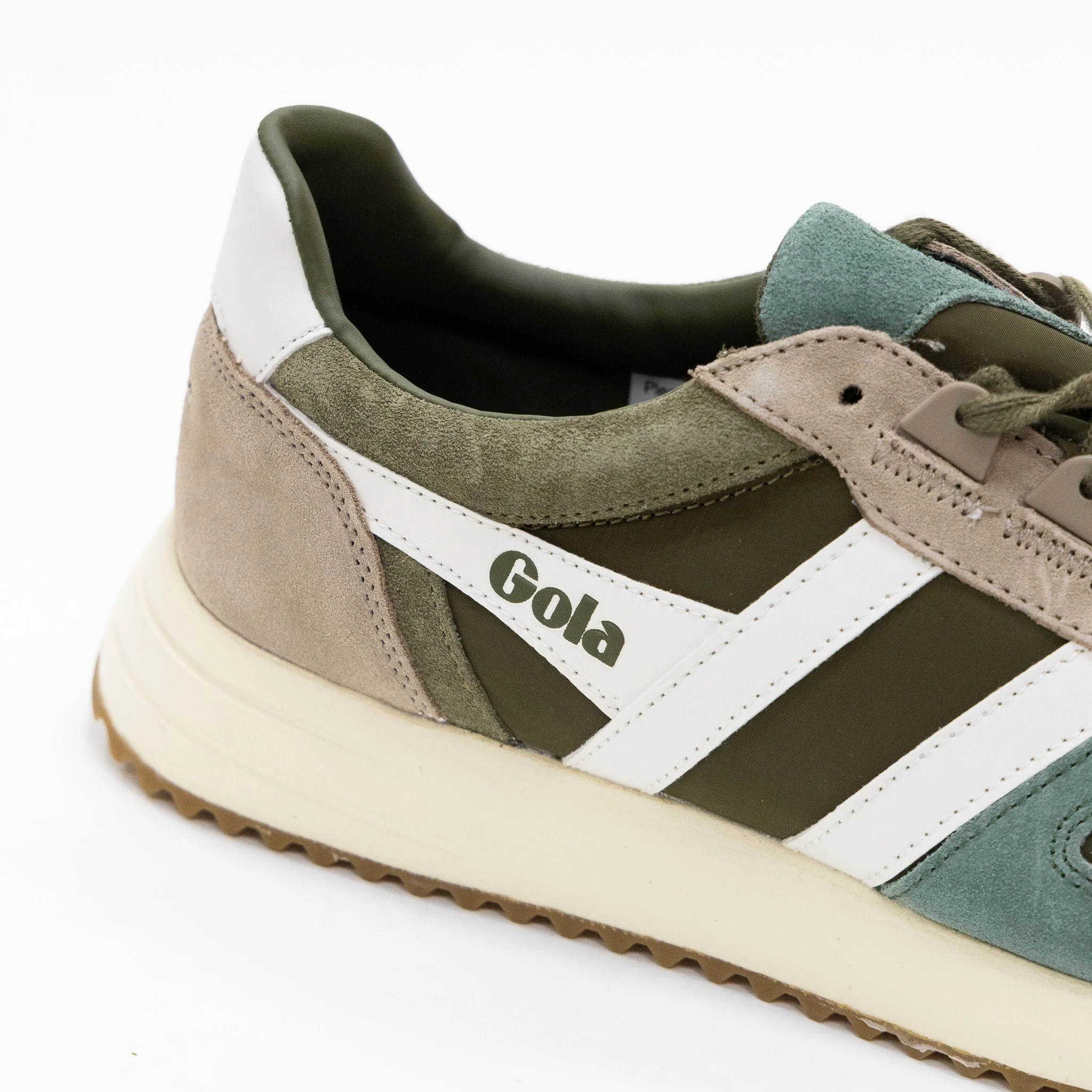 Gola Chicago - Khaki/Cappuccino/Off White - Image 4