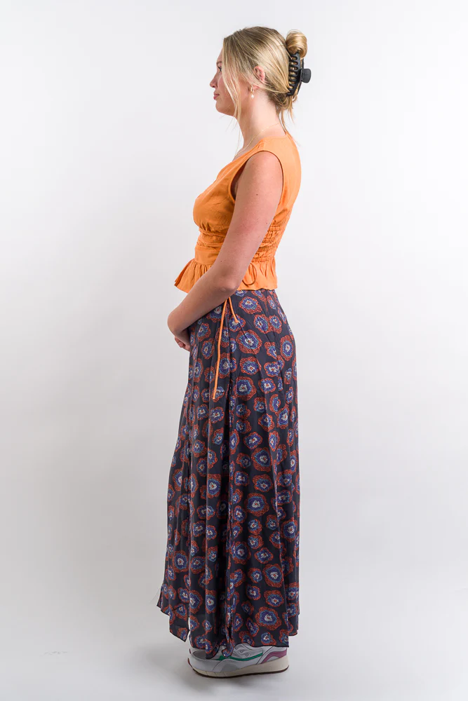Native Youth Linen Blend Cami - Orange - Image 3