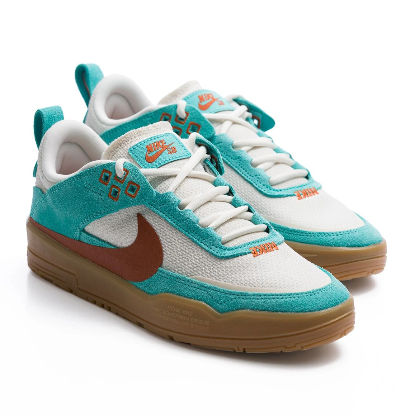 Nike SB Kids Day One - GREEN FROST/DARK RUSSET-PHANTOM - Image 4