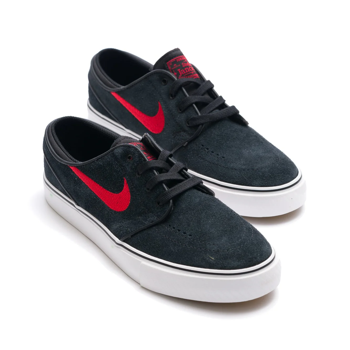 Nike SB Kids Stefan Janoski - Black/University Red-Black-Summit White - Image 3