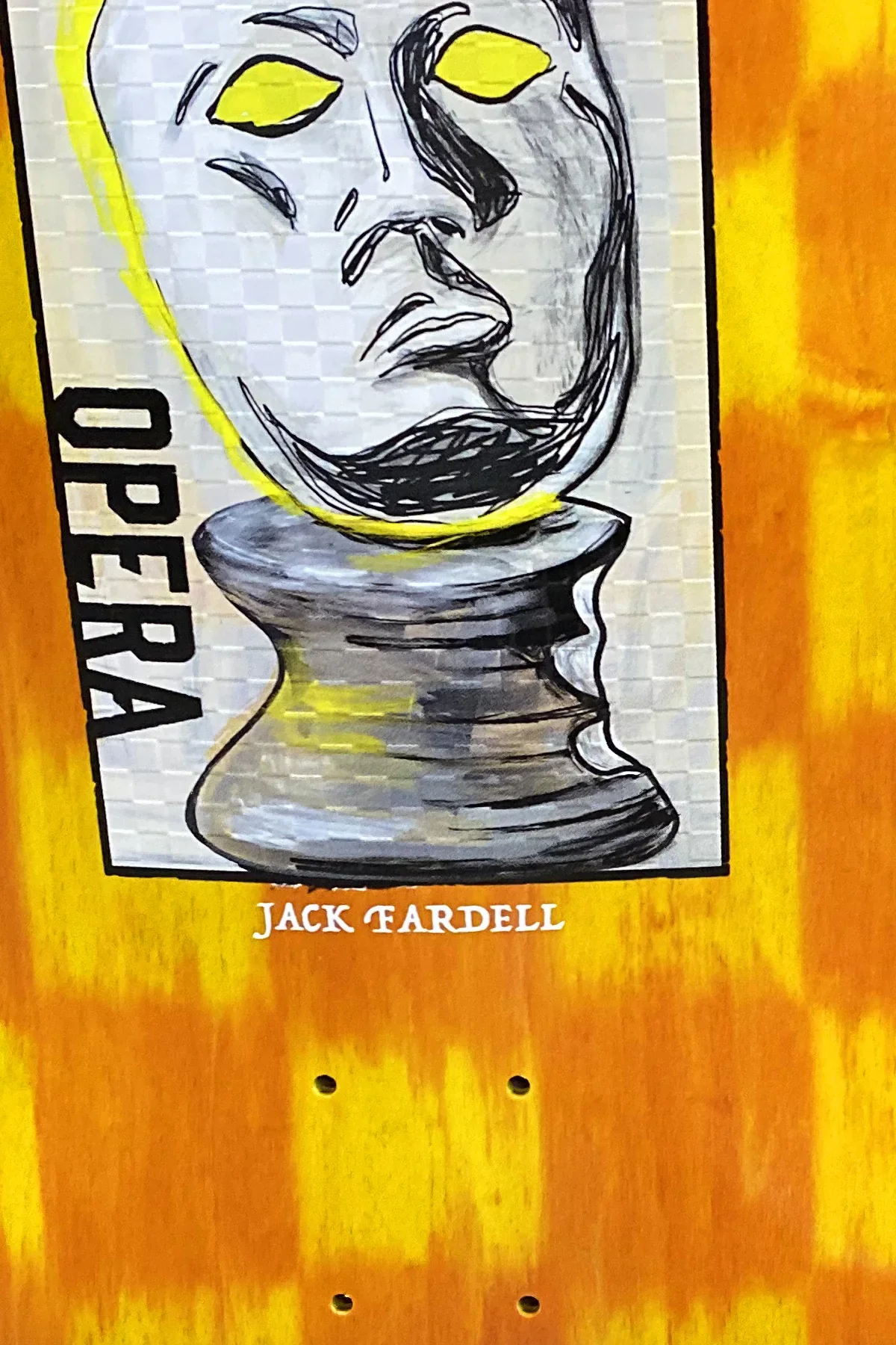 Opera Jack Fardell Pedestal EX7 Skateboard Deck - 8.7 - Image 3