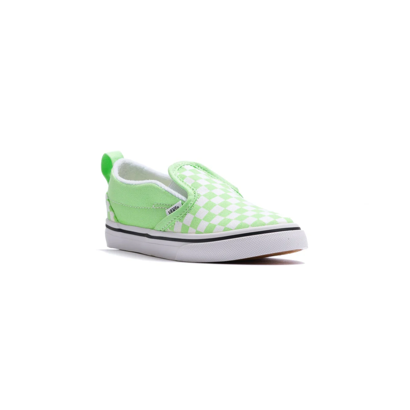 Vans Kids Slip-On V - Color Theory Checkerboard Pistachio - Image 3