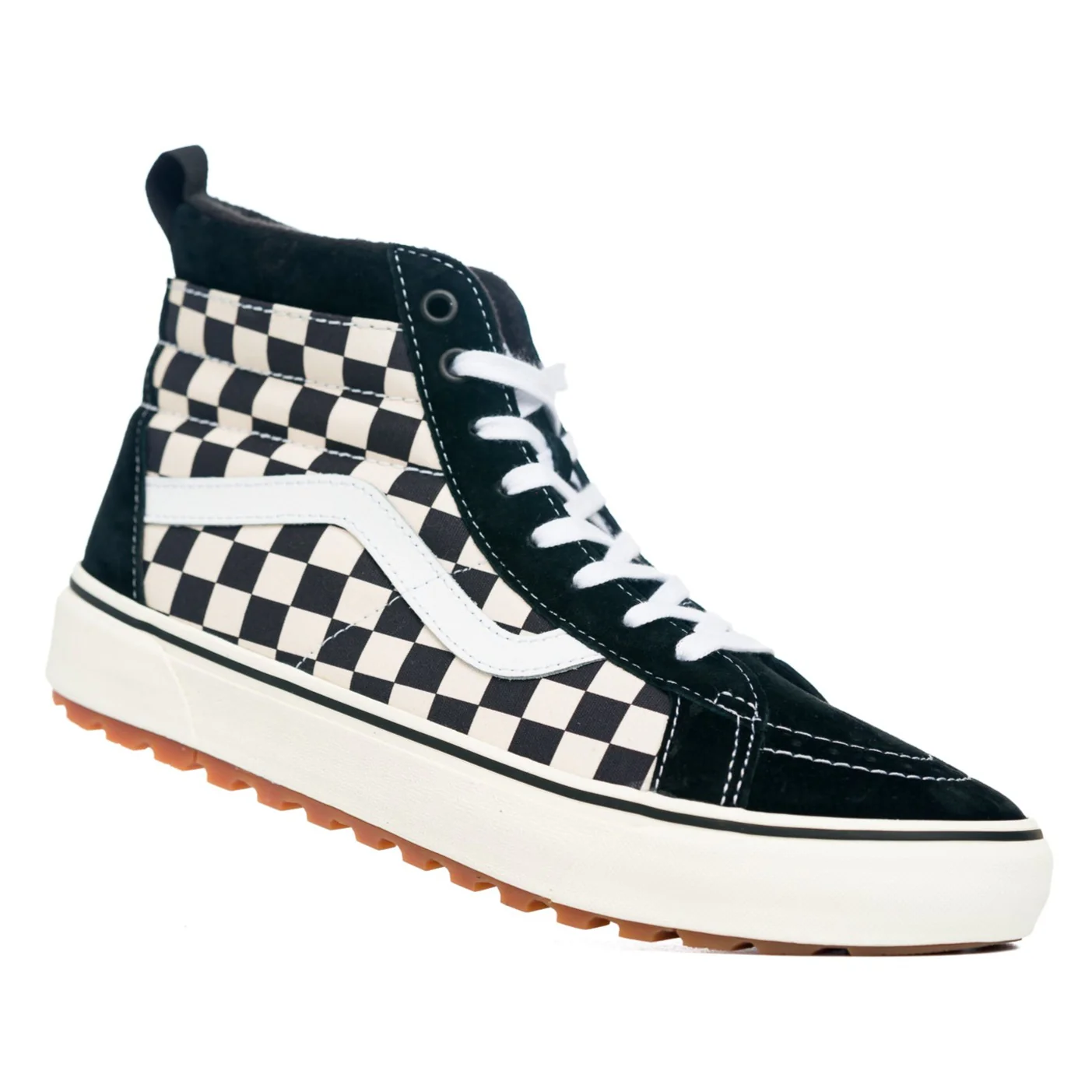 Vans Sk8-Hi MTE-1 - Black/White/Checkerboard - Image 3