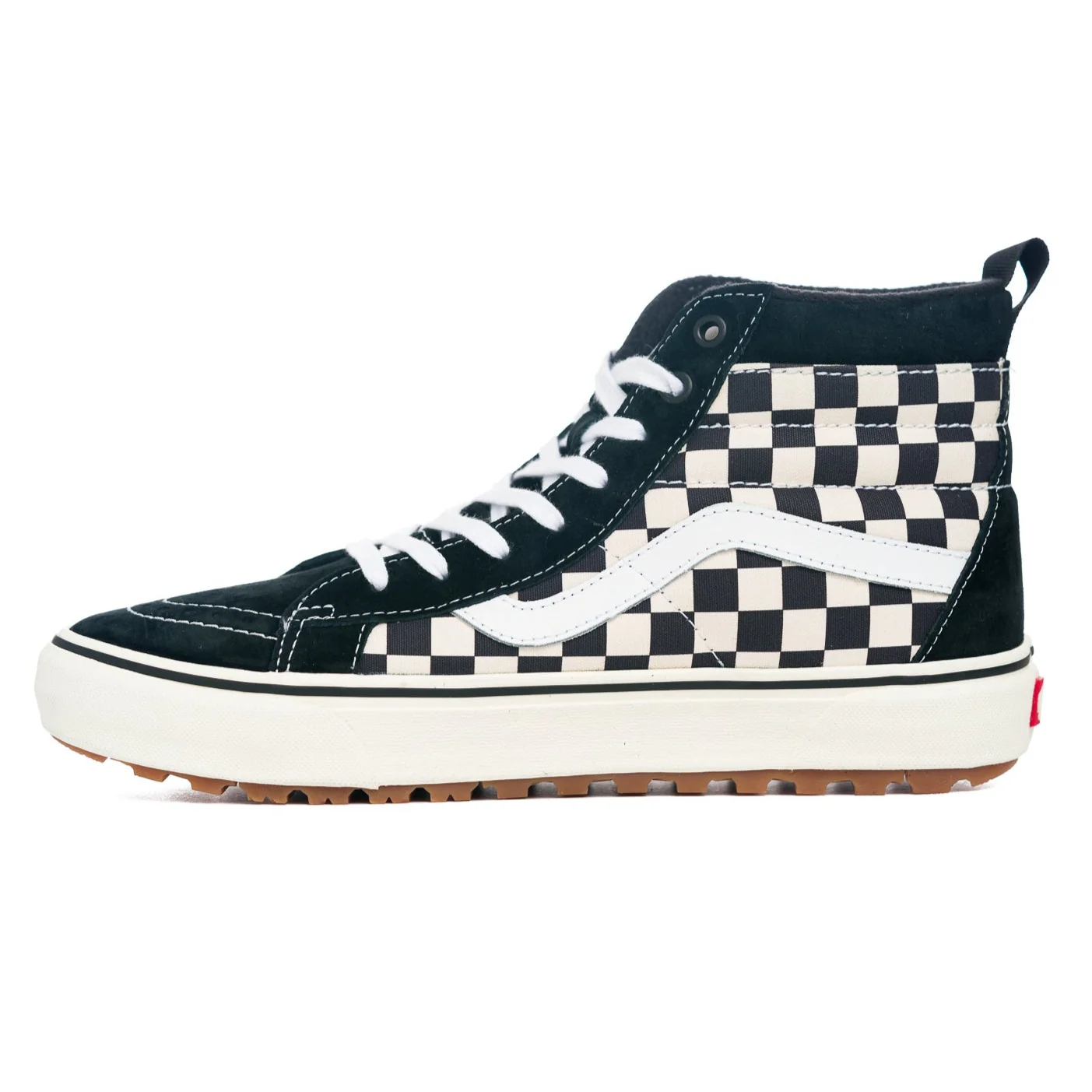 Vans Sk8-Hi MTE-1 - Black/White/Checkerboard - Image 4