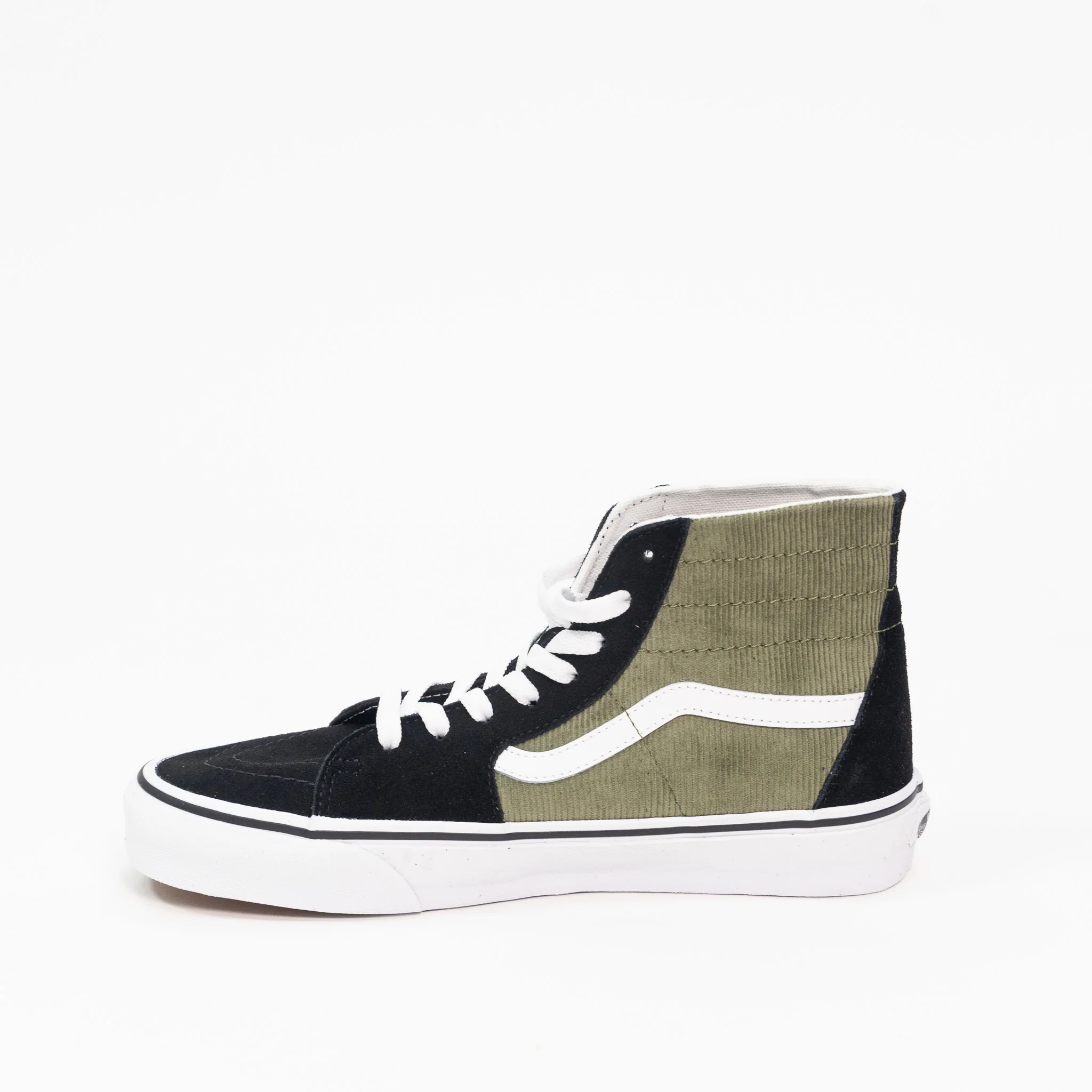 Vans Sk8-Hi Tapered Shoe - Mini Cord Green - Image 3