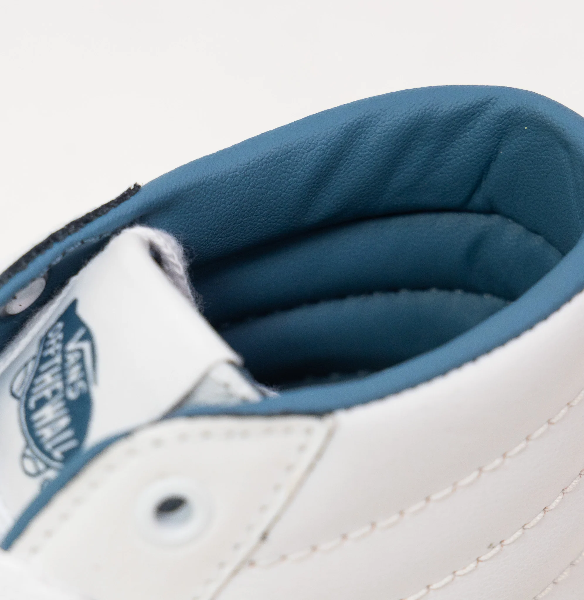 Vans Skate SK8-Hi Wearaway - White/Blue - Image 4